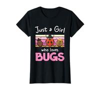 Just A Girl Who Loves Bugs Ladybug Beetle Entomology T-Shirt