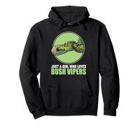 Just a Girl who loves Bush Vipers. Bush Viper Pullover Hoodie