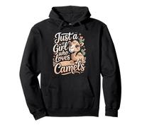 Just A Girl Who Loves Camels Camel Lover Pullover Hoodie