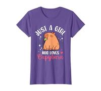 Just A Girl Who Loves Capybaras Capybara Kawaii T-Shirt
