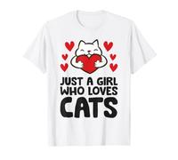 Just A Girl Who Loves Cats T-Shirt