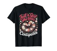 Just a Girl Who Loves Centipedes Invertebrate Bug Value Graphic T-Shirt