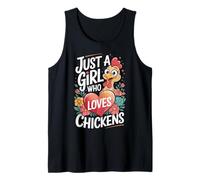 Just a Girl Who Loves Chickens Tank Top