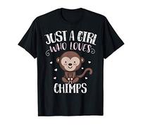Just A Girl Who Loves Chimps - Funny Chimp T-Shirt