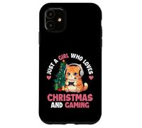 Just A Girl Who Loves Christmas And Gaming - Xmas Gamer Case for iPhone 11