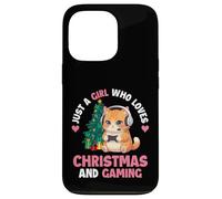 Just A Girl Who Loves Christmas And Gaming - Xmas Gamer Case for iPhone 13 Pro