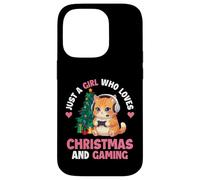 Just A Girl Who Loves Christmas And Gaming - Xmas Gamer Case for iPhone 14 Pro