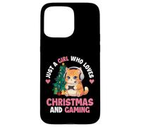 Just A Girl Who Loves Christmas And Gaming - Xmas Gamer Case for iPhone 15 Pro Max