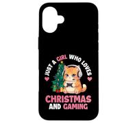 Just A Girl Who Loves Christmas And Gaming - Xmas Gamer Case for iPhone 16 Plus