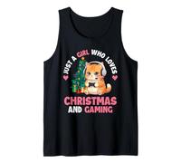 Just A Girl Who Loves Christmas and Gaming - Xmas Gamer Tank Top
