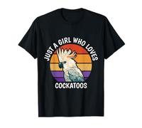Just a Girl who loves Cockatoos Parrot lovers Girls T-Shirt