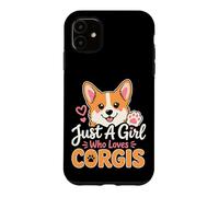 Just A Girl Who Loves Corgis Welsh Corgi Mom Case for iPhone 11