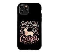 Just A Girl Who Loves Corgis Welsh Corgi Mom Case for iPhone 11 Pro