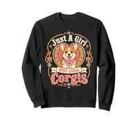 Just A Girl Who Loves Corgis Welsh Corgi Mom Sweatshirt