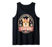 Just A Girl Who Loves Corgis Welsh Corgi Mom Tank Top