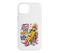Just a Girl Who Loves Corn the Long Way Funny Women's Case for iPhone 14 Plus