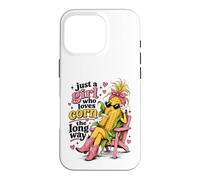 Just a Girl Who Loves Corn the Long Way Funny Women's Case for iPhone 16 Pro
