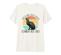 Just A Girl Who Loves Cornish Rex Cats Premium T-Shirt