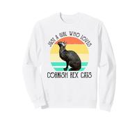 Just A Girl Who Loves Cornish Rex Cats Sweatshirt