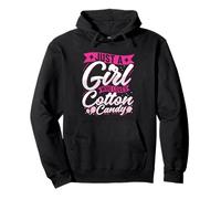 Just A Girl Who Loves Cotton Candy Pullover Hoodie
