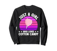 Just A Girl Who Loves Cotton Candy Sweatshirt