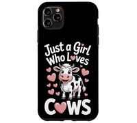 Just A Girl Who Loves Cows Dairy Farmer Livestock Lover Life Case for iPhone 11 Pro Max