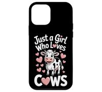 Just A Girl Who Loves Cows Dairy Farmer Livestock Lover Life Case for iPhone 12 mini