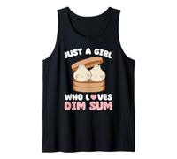 Just A Girl Who Loves Dim Sum Kawaii Dumpling Tank Top