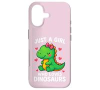 Just a Girl who Loves Dinosaurs Cute Dino Lover Gift Women Case for iPhone 17