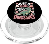 Just A Girl Who Loves Dinosaurs Expert PopSockets PopGrip for MagSafe