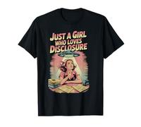 Just a Girl Who Loves Disclosure UFO Government Conspiracy T-Shirt