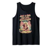 Just a Girl Who Loves Disclosure UFO Government Conspiracy Tank Top