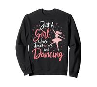 Just A Girl Who Loves Dogs And Dancing Sweatshirt