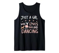 Just A Girl Who Loves Dogs and Dancing Tank Top