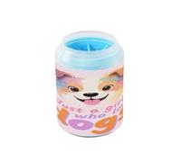 Just A Girl Who Loves Dogs Portable Dog Paw Washer with Soft Silicone Brush Pets Cleaning Kit Gently Cleans Paws After Walks