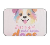 Just A Girl Who Loves Dogs Summer pad for cats Self Cooling 38" x 23" pet beds for Caninravel accessories cama fria para perro M