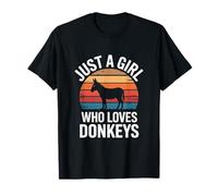 Just A Girl Who Loves Donkeys Recto Donkey Lover T-Shirt