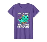 Just A Girl Who Loves Dragons Cute Dragon Costume Gift T-Shirt