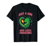 Just a Girl Who Loves Dragons - Mythical Creature Fantasy T-Shirt