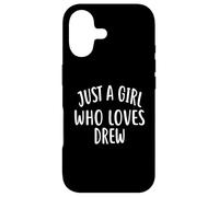 Just A Girl who loves DREW T-Shirt Cute DREW Case for iPhone 17