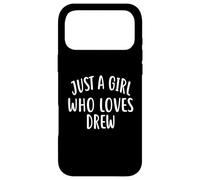 Just A Girl who loves DREW T-Shirt Cute DREW Case for iPhone 17 Pro Max