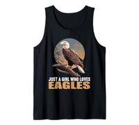 Just a Girl who Loves Eagles. Eagle Tank Top