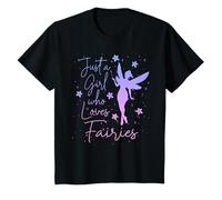 Just a Girl Who Loves Fairies Cute Fairy Dust Magic Graphic T-Shirt