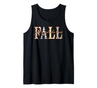Just A Girl Who Loves Fall Shirt Plaid Ghost Pumpkin Leopard Tank Top