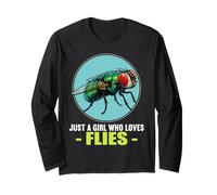 Just a Girl who Loves Flies Fly Long Sleeve T-Shirt