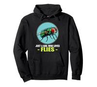 Just a Girl who loves Flies Fly Pullover Hoodie