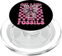 Just A Girl Who Loves Fossils Fossil Hunting Fossil Hunter PopSockets PopGrip for MagSafe