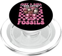 Just A Girl Who Loves Fossils Fossil Hunting Fossil Hunter PopSockets PopGrip for MagSafe