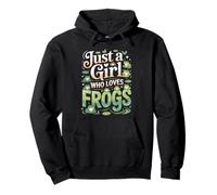 Just A Girl Who Loves Frogs Pullover Hoodie