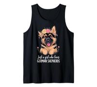 Just A Girl Who Loves German Shepherds Tank Top